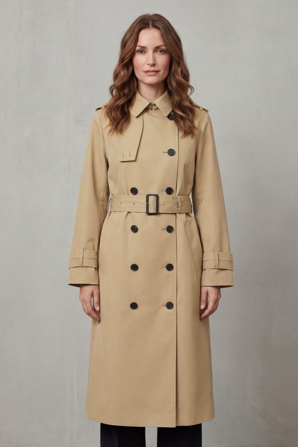Sorellia – Corte clássico – Trench coat trespassado