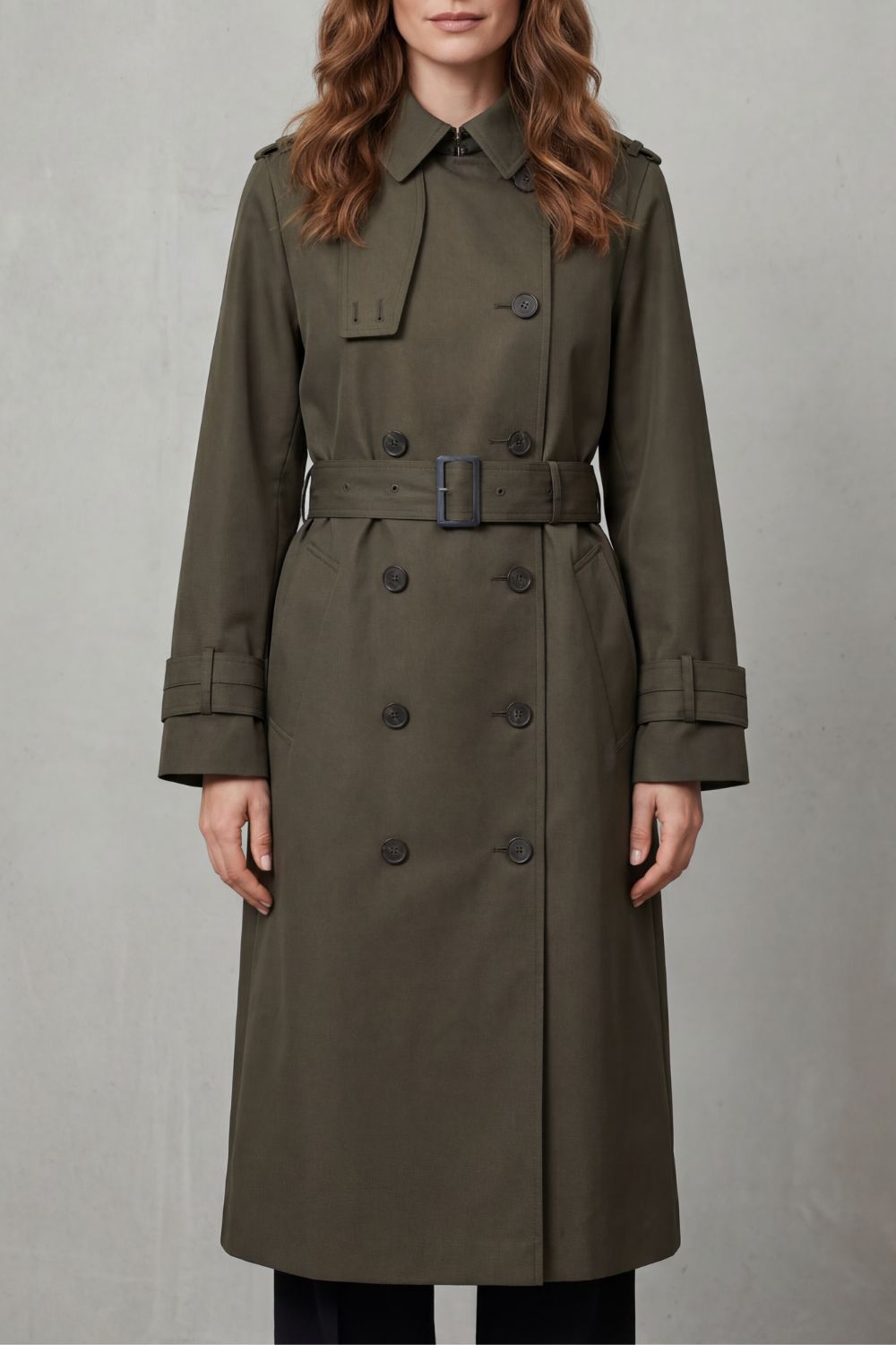 Sorellia – Corte clássico – Trench coat trespassado
