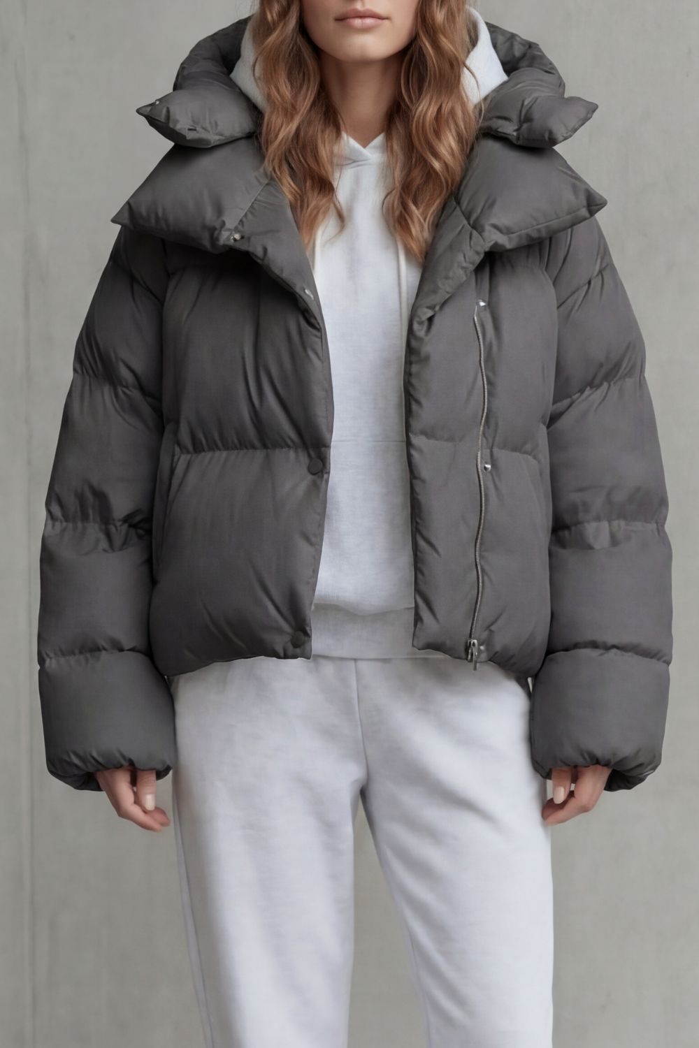 Elvéra – Cloud padded – Jaqueta puffer cropped