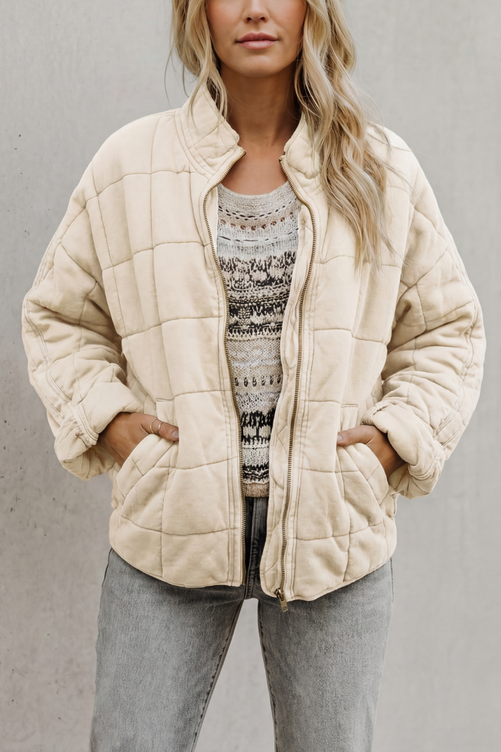 Ashwell – Conforto acolchoado – Jaqueta feminina para o dia a dia