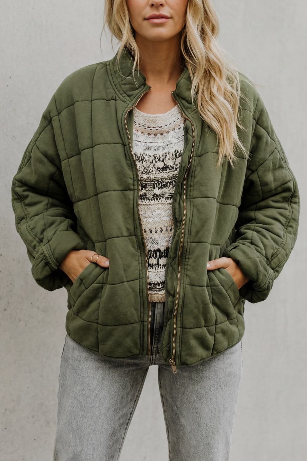 Ashwell – Conforto acolchoado – Jaqueta feminina para o dia a dia