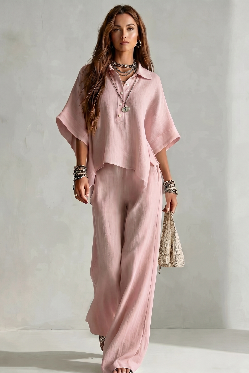 Avelisse – Elegância resort despojada – Conjunto de calça