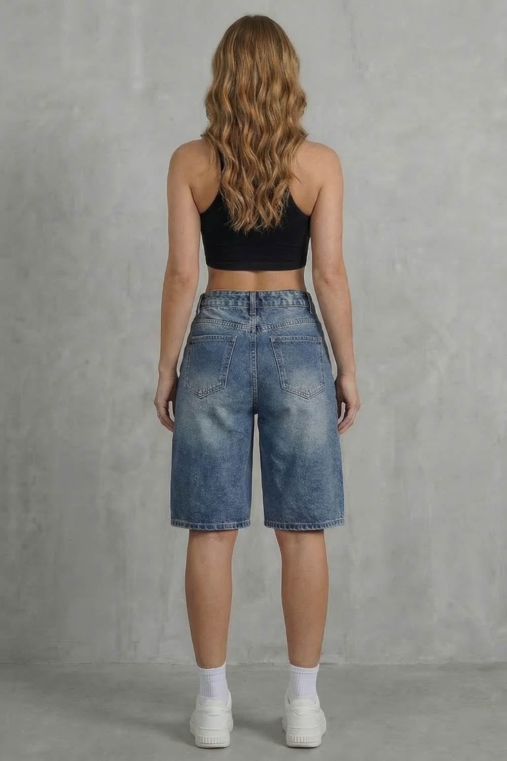 Bellamira – Cintura alta vintage – Short jeans