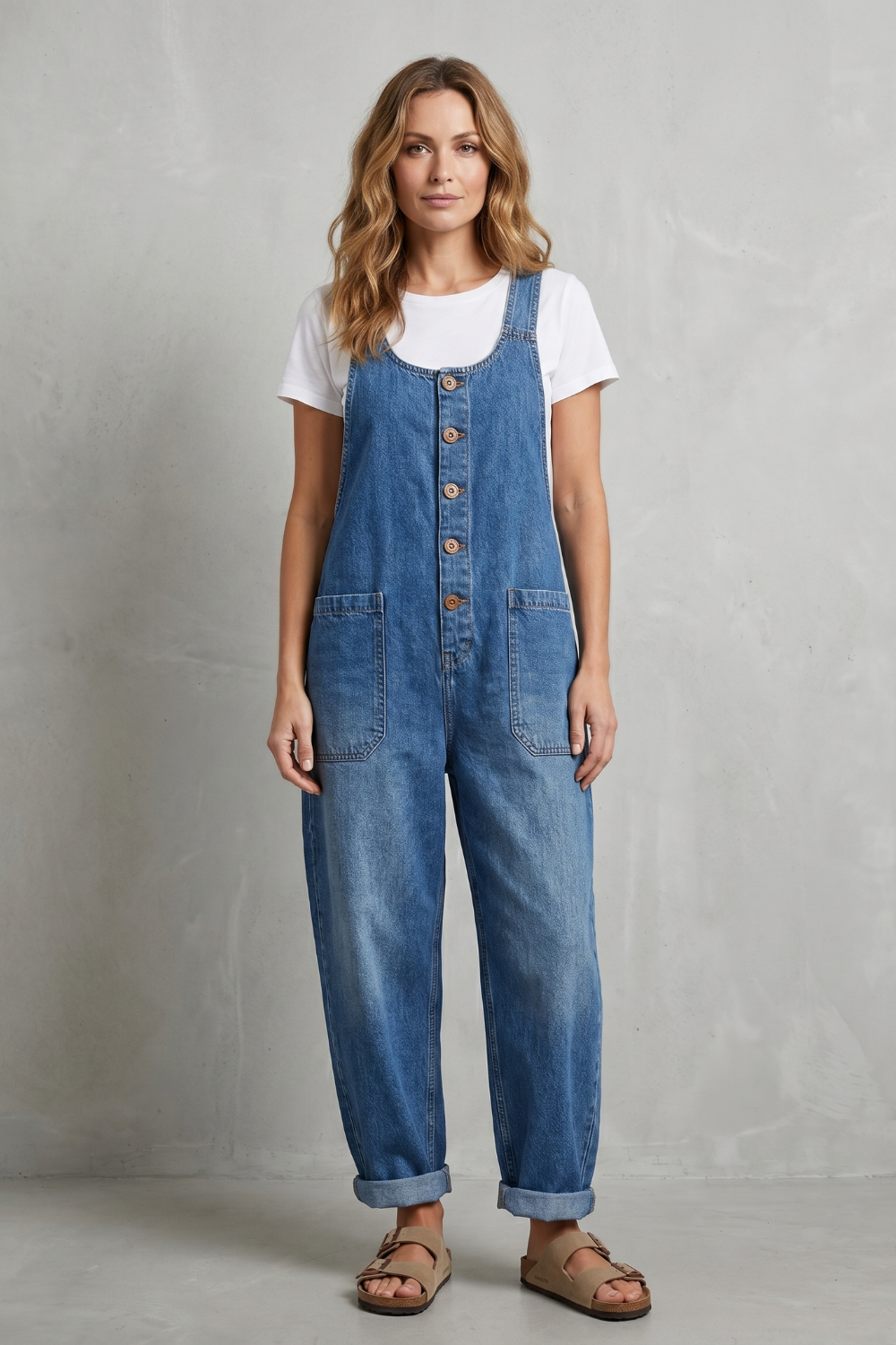 Denovia – Charme jeans vintage – Macacão