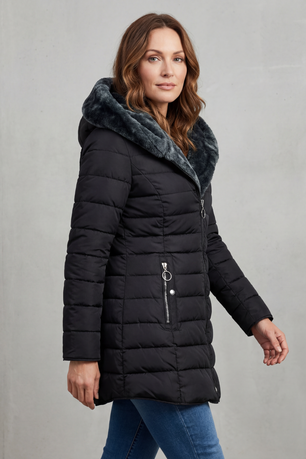 Elowen – Com forro de pelo sintético – Parka de inverno