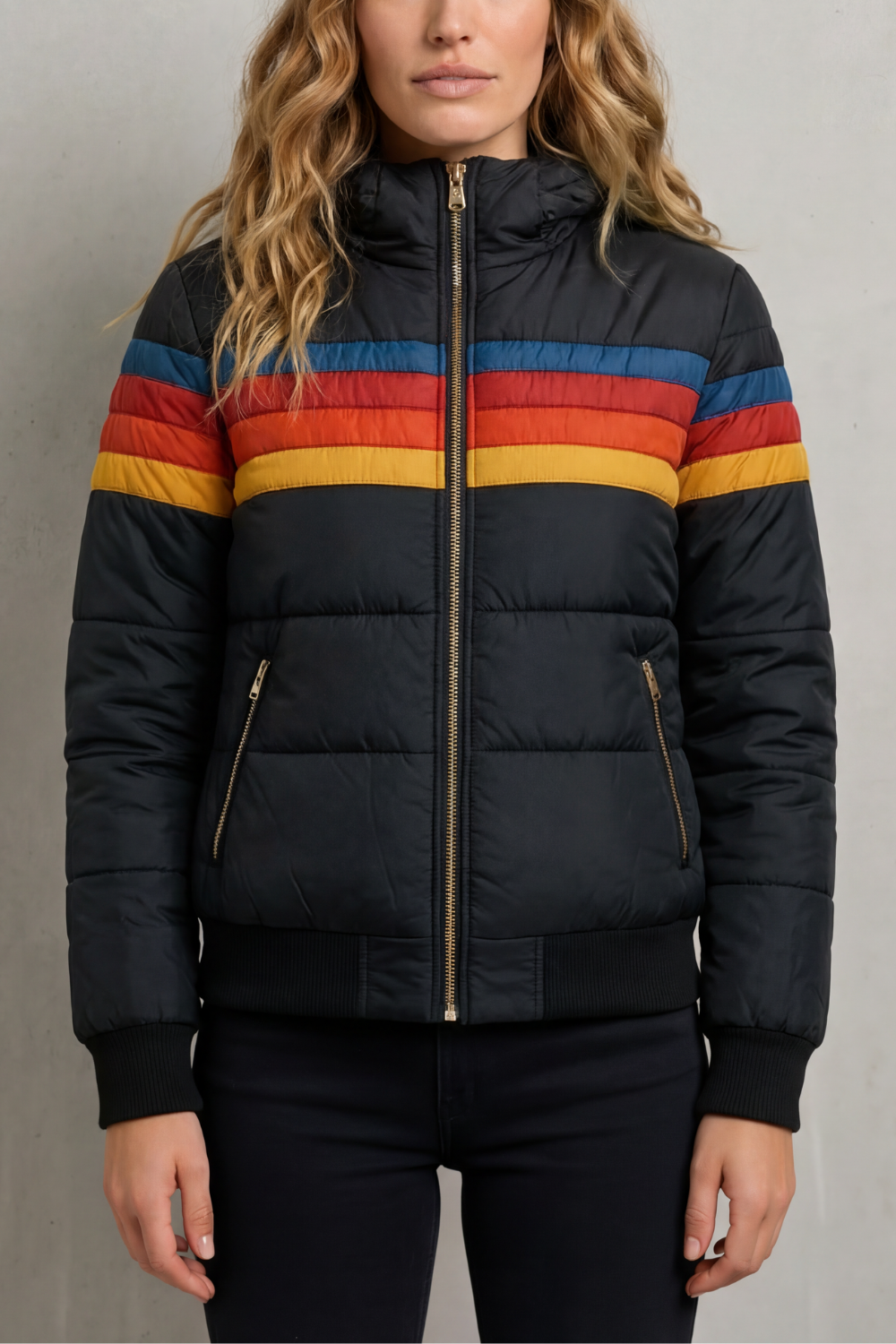 Kensley – Calor impermeável – Jaqueta de chuva feminina