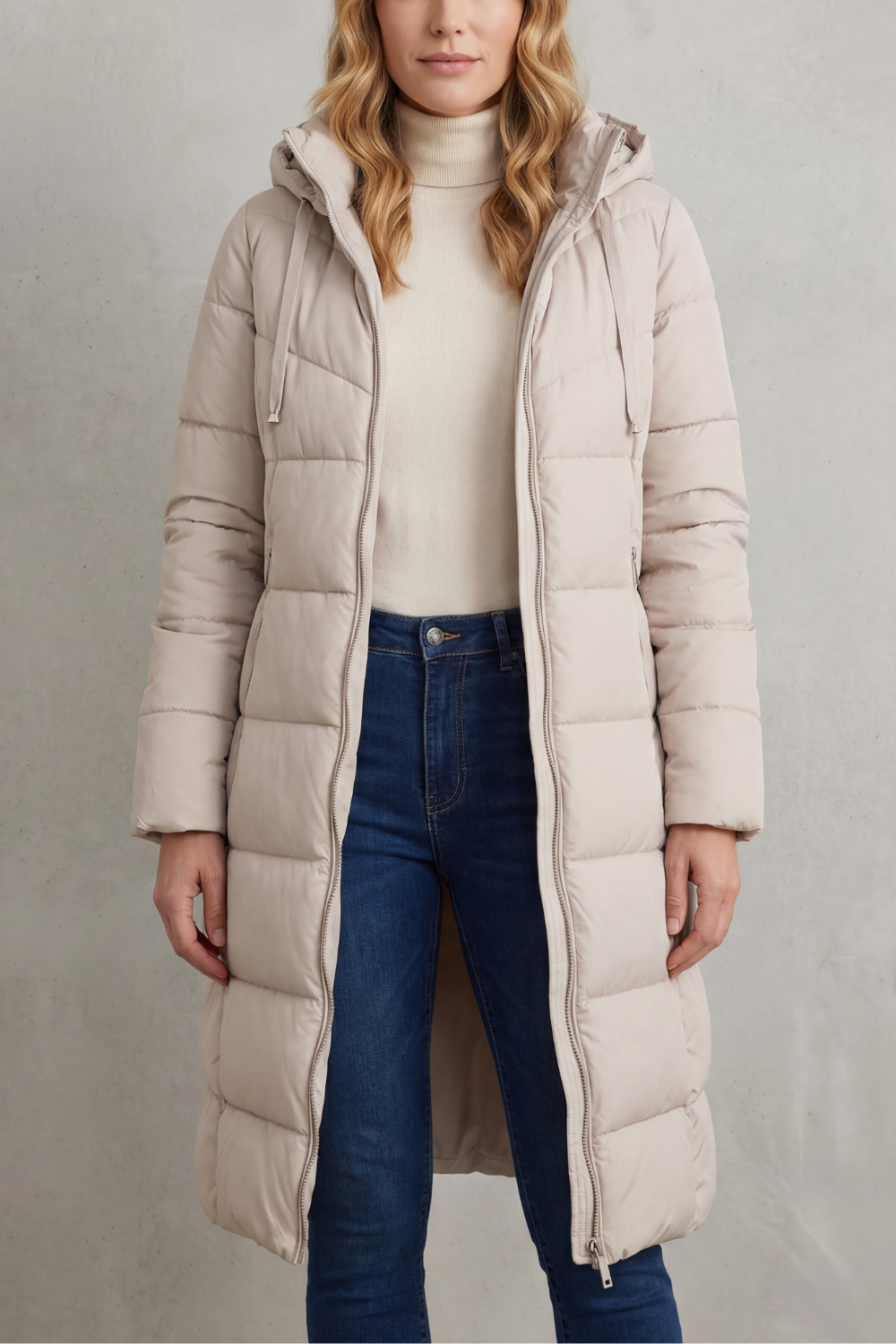 Langley – Jaqueta Puffer Longa e Quentinha Feminina