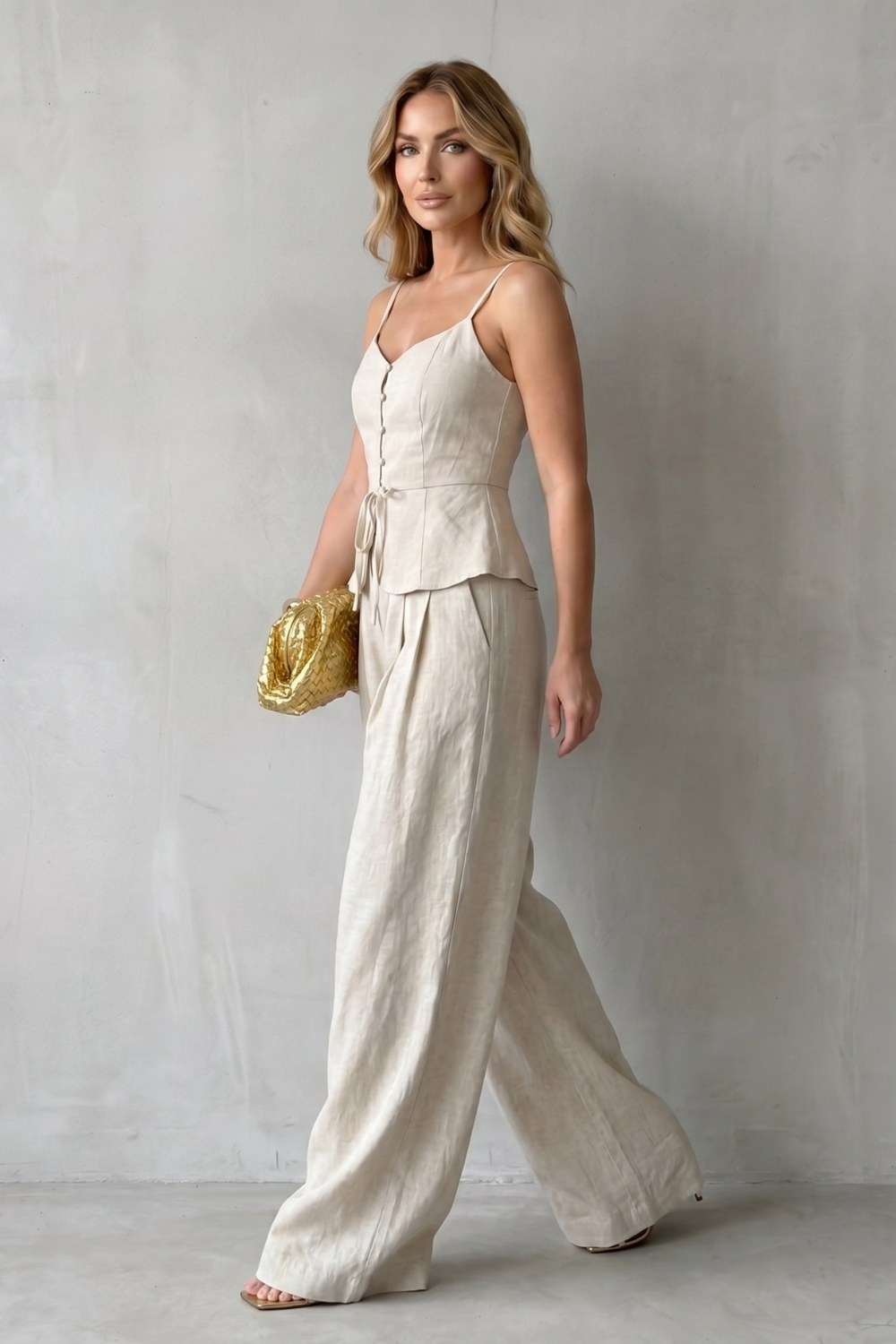 Lunara – Elegância de resort sem esforço – Conjunto de calças