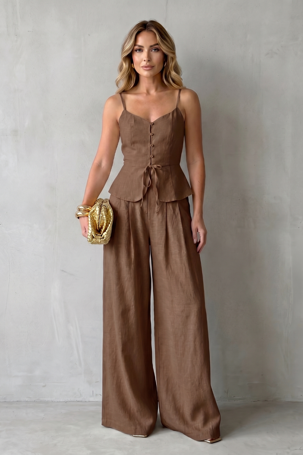 Lunara – Elegância de resort sem esforço – Conjunto de calças