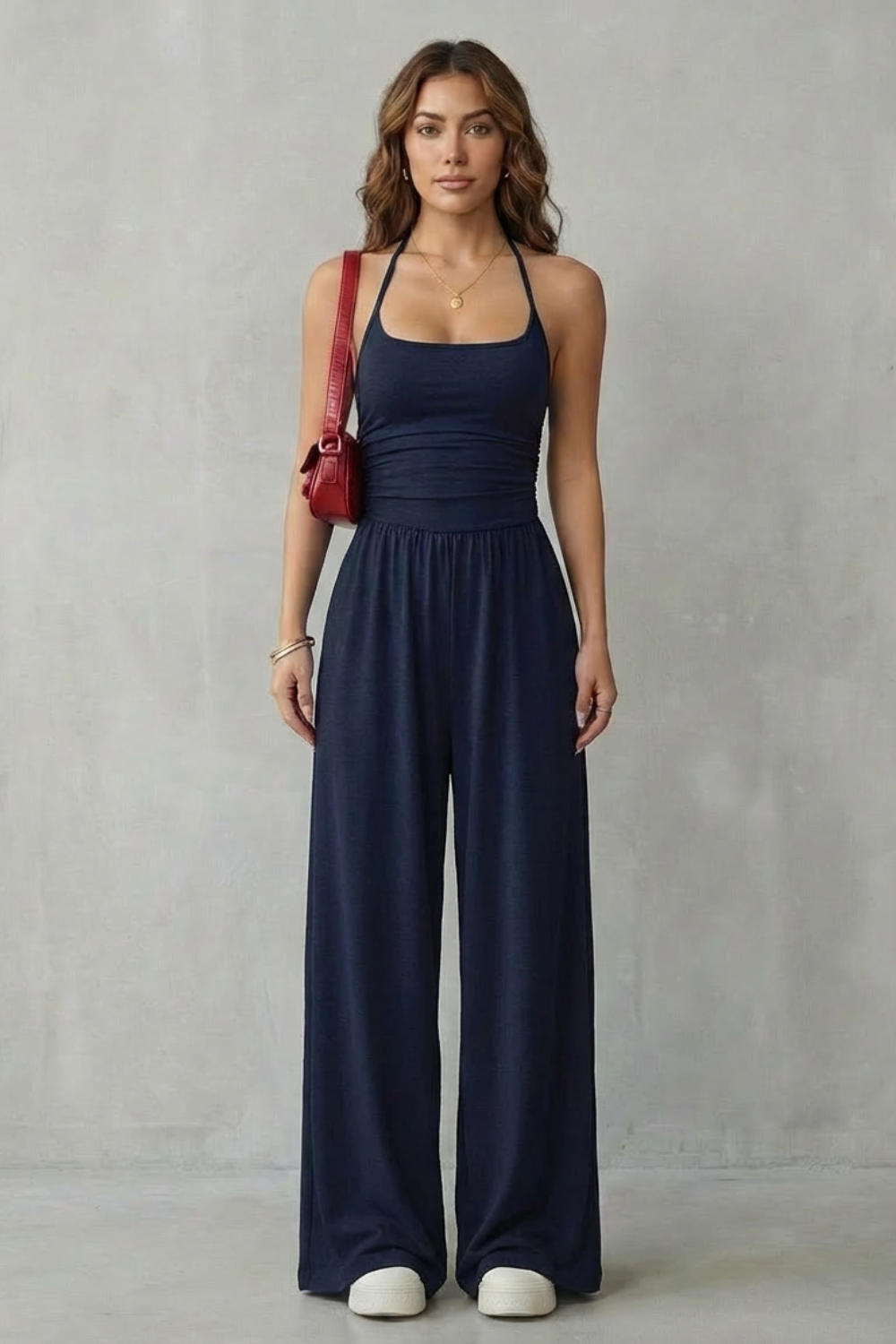 Lunarra – Alças duplas – Macacão pantalona