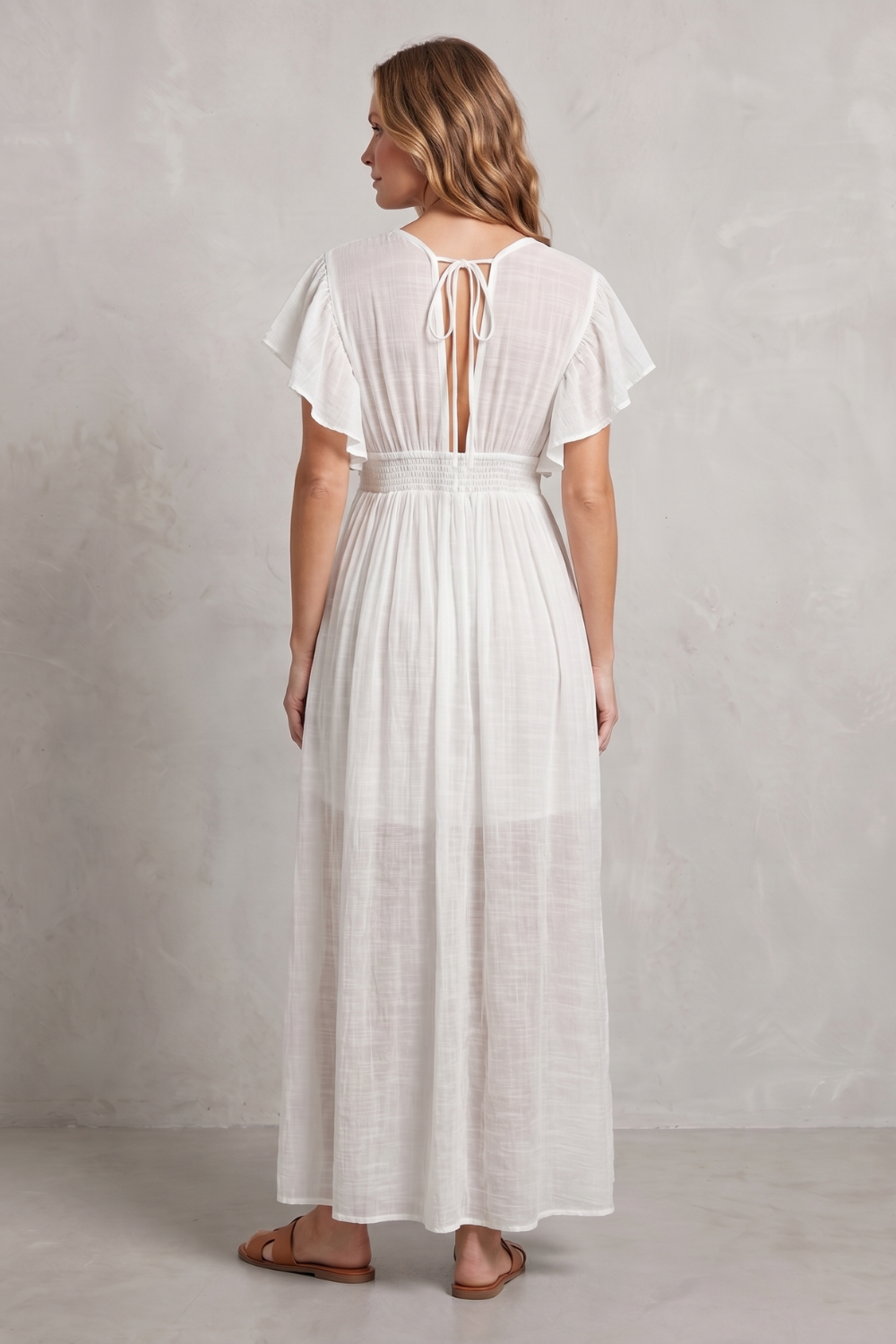 Lunéa – Elegância resort leve – Vestido longo