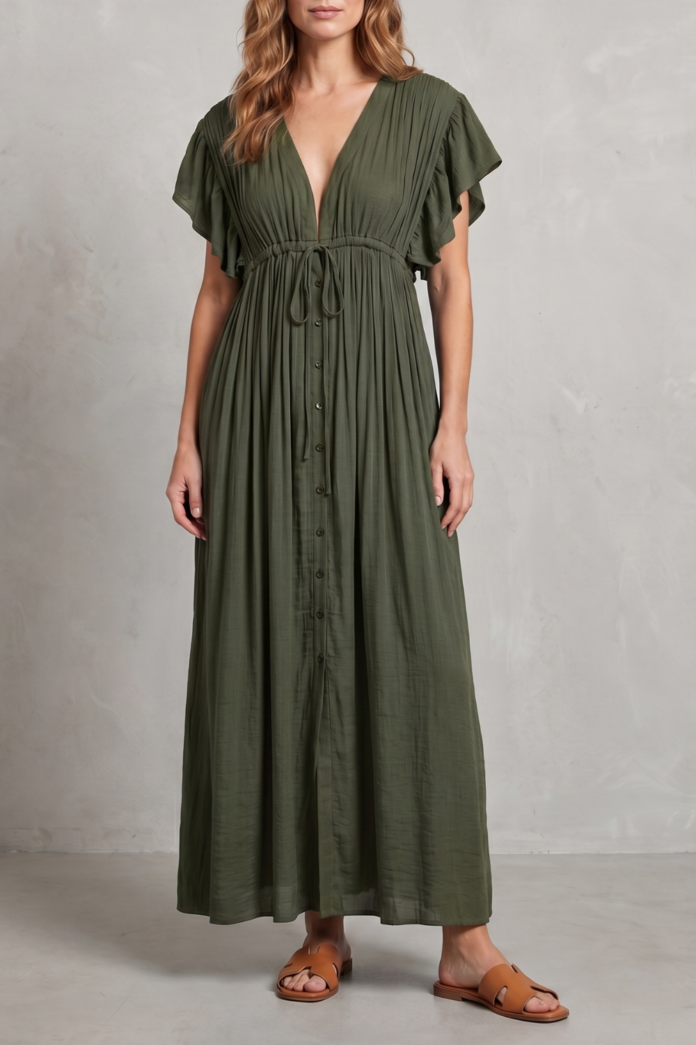 Lunéa – Elegância resort leve – Vestido longo