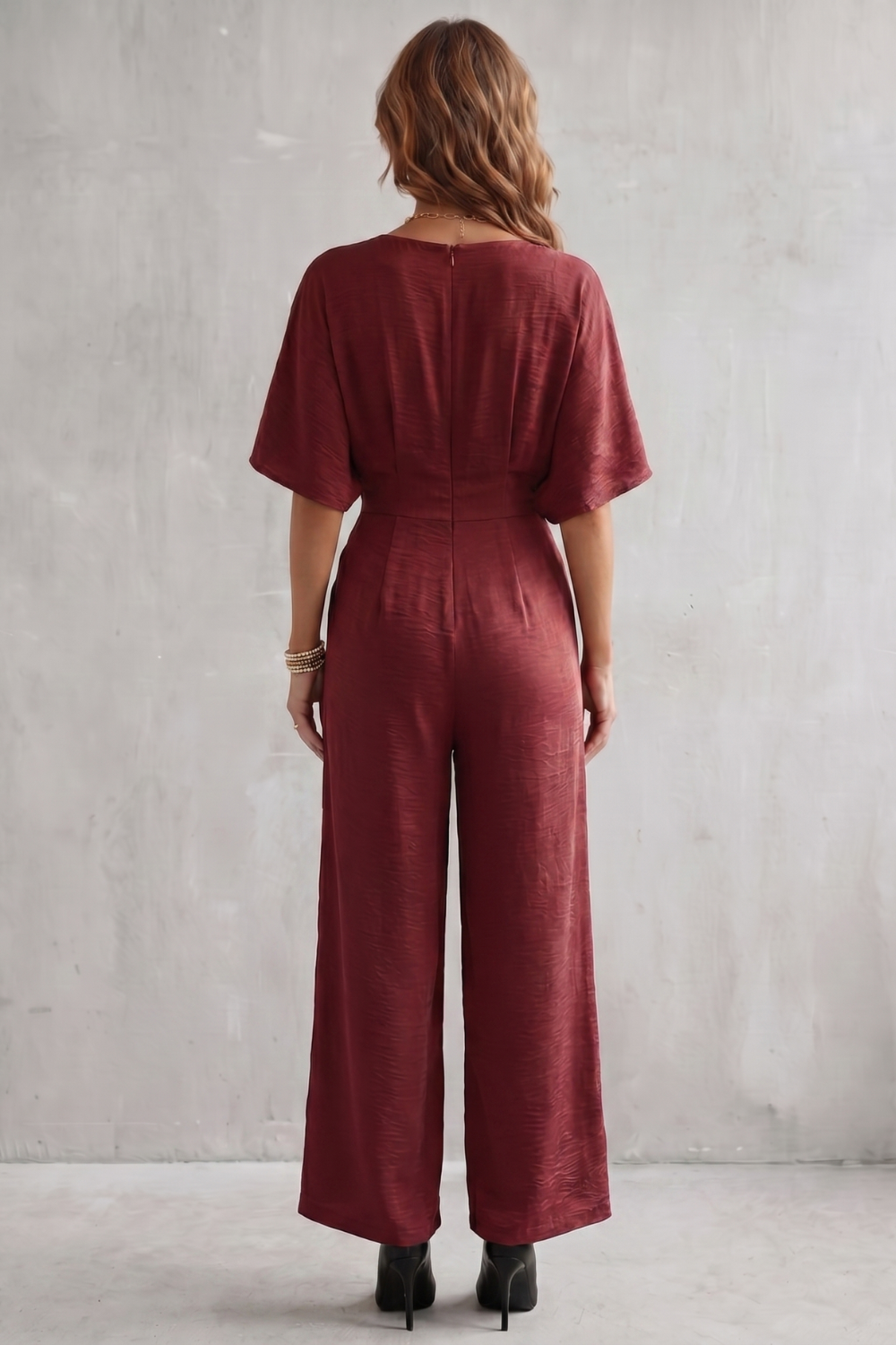 Lunévia – Elegante silhueta manga morcego – Macacão