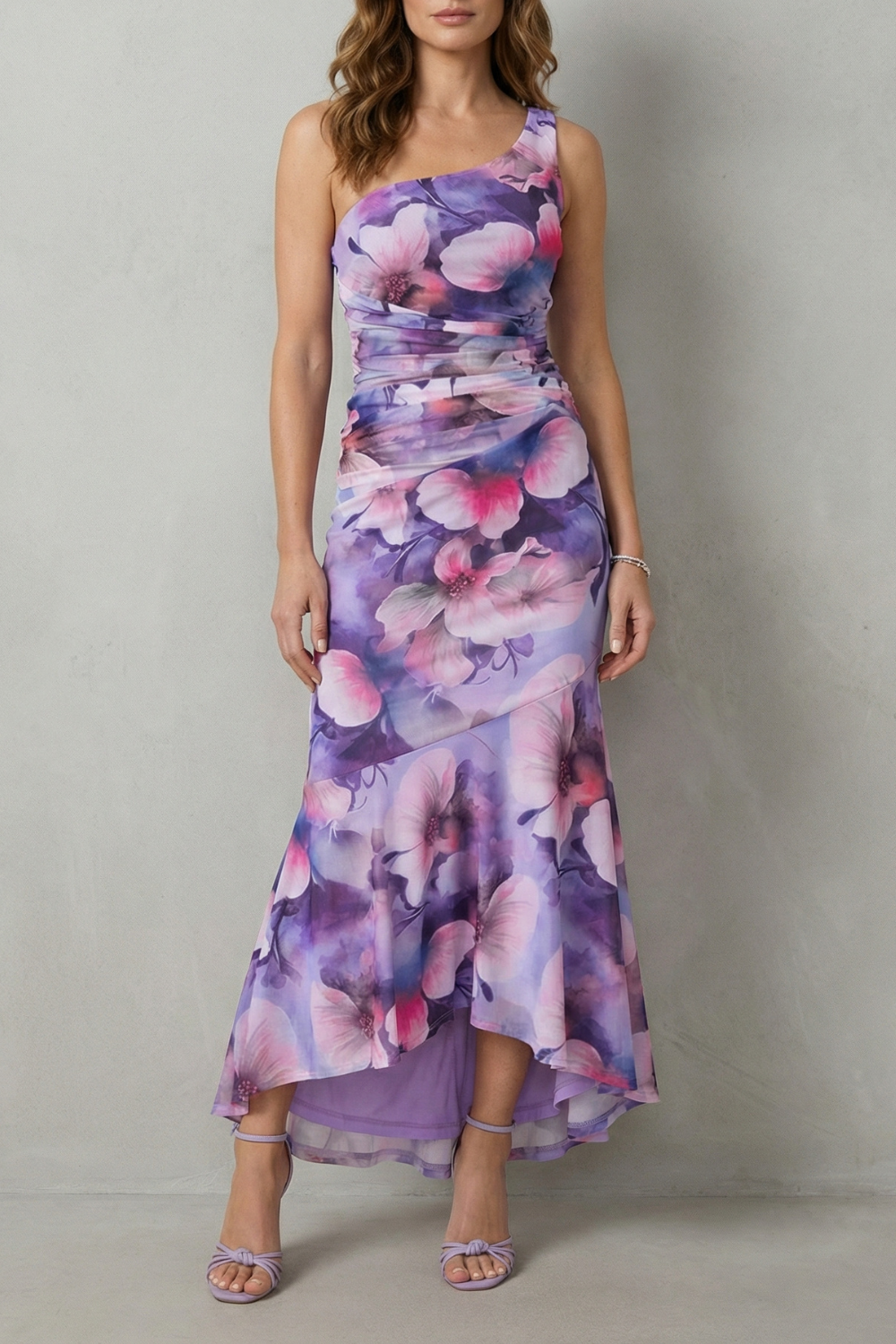 Marissa – Elegância floral – Vestido Longo Ombro a Ombro Feminino