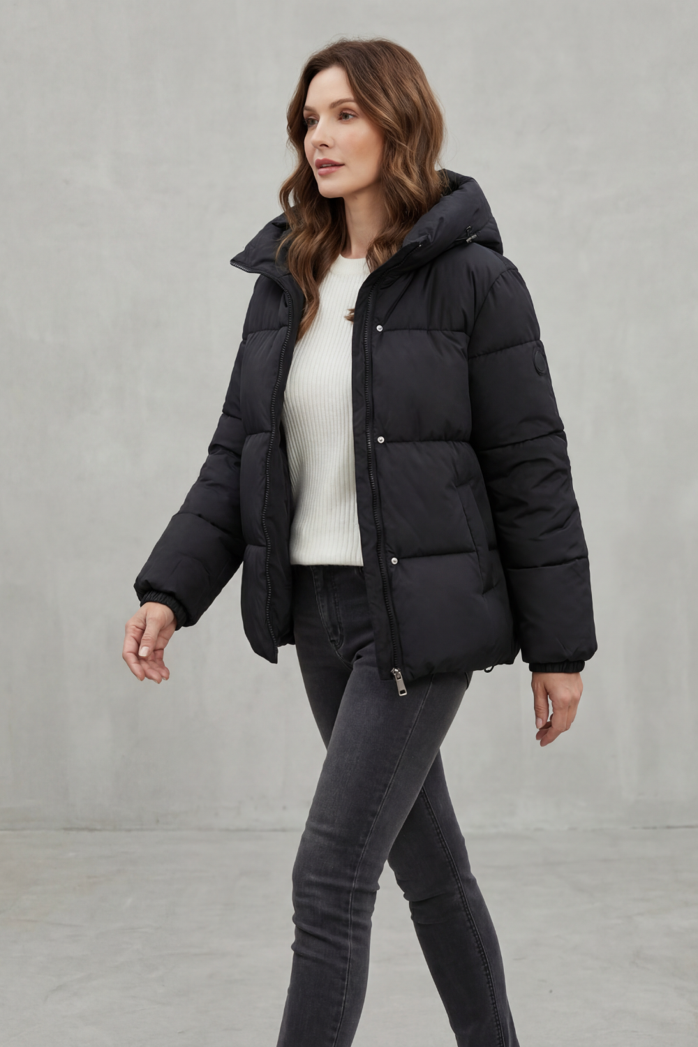 Marlivette – Calor acolchoado – Jaqueta puffer