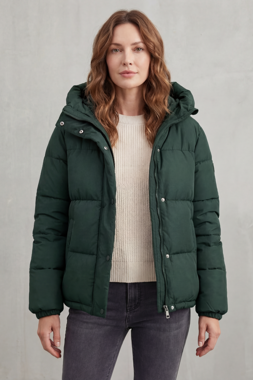 Marlivette – Calor acolchoado – Jaqueta puffer