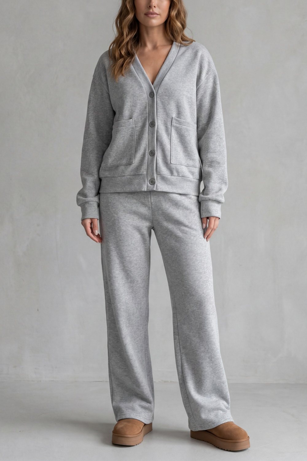 Mirelline – Charme com botões – Conjunto lounge