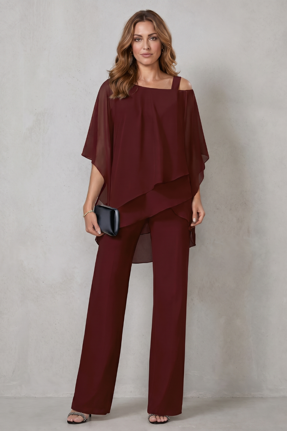 Seravine – Elegância fluida em camadas – Conjunto de duas peças
