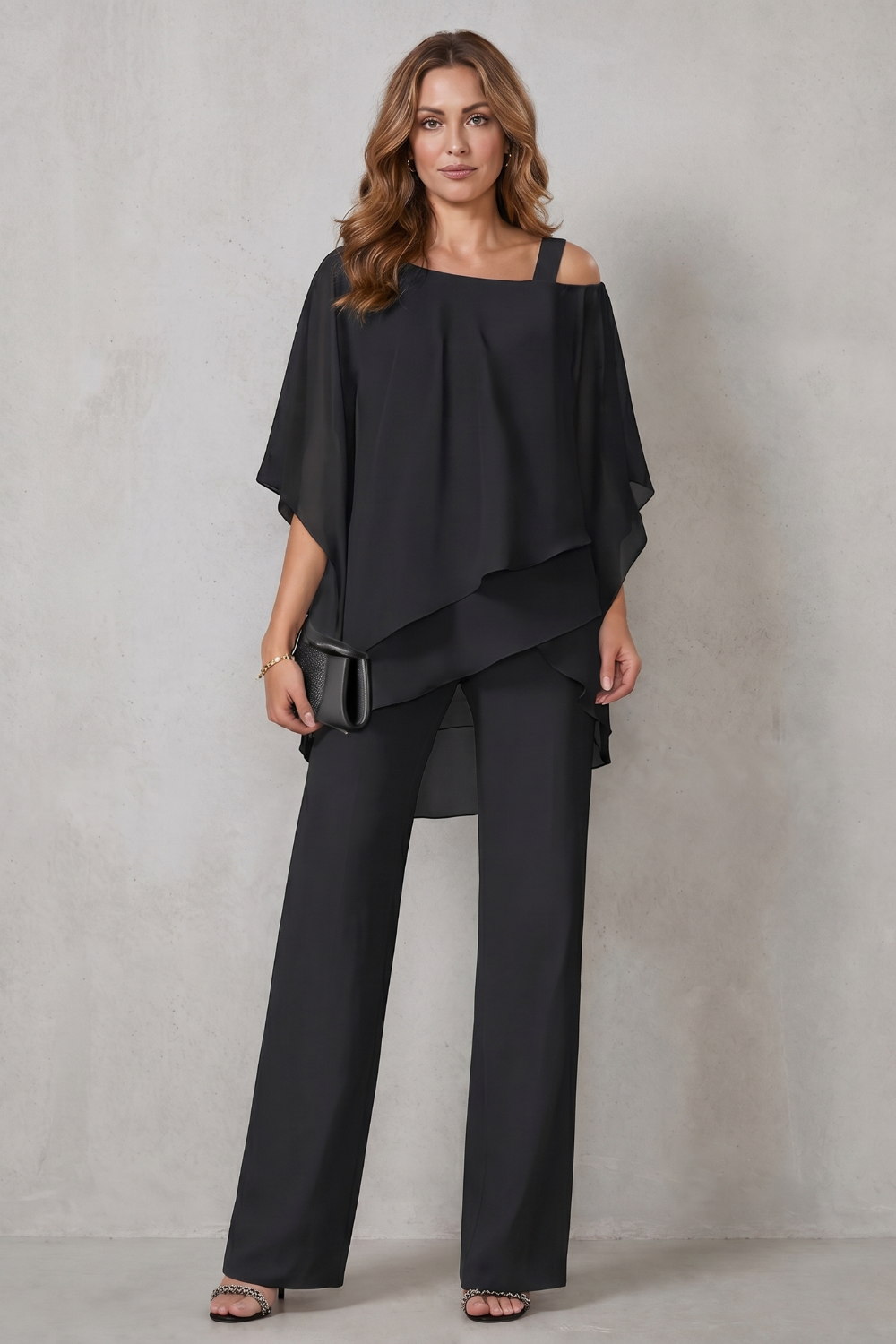 Seravine – Elegância fluida em camadas – Conjunto de duas peças