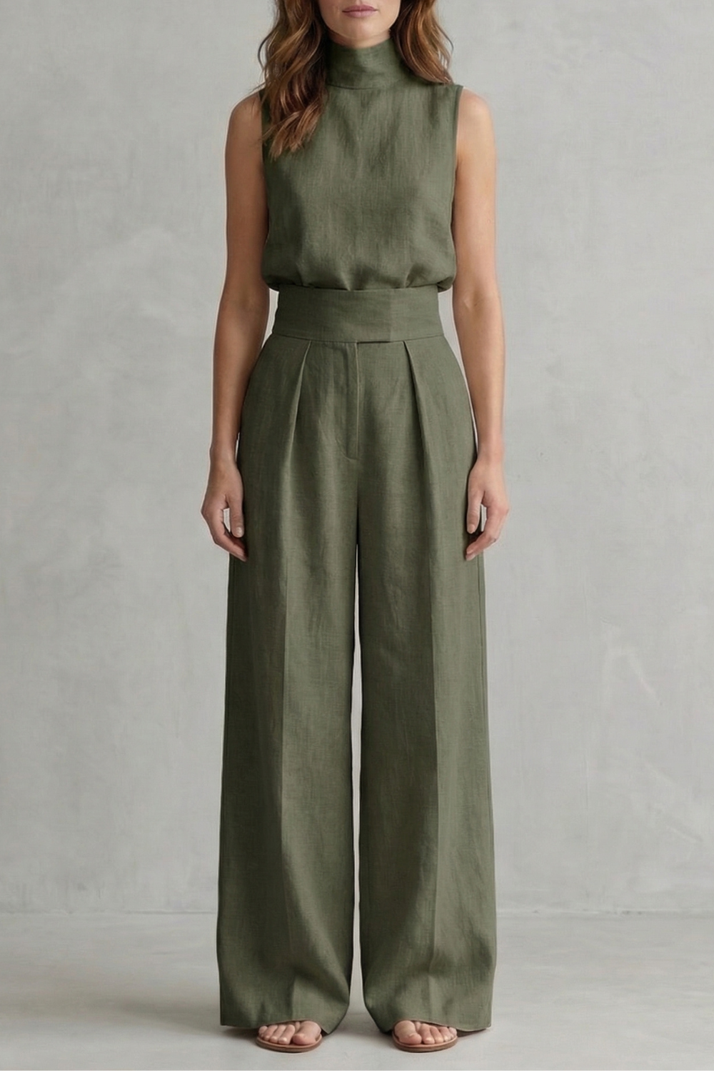 Serelisse – Elegância minimalista – Conjunto pantalona