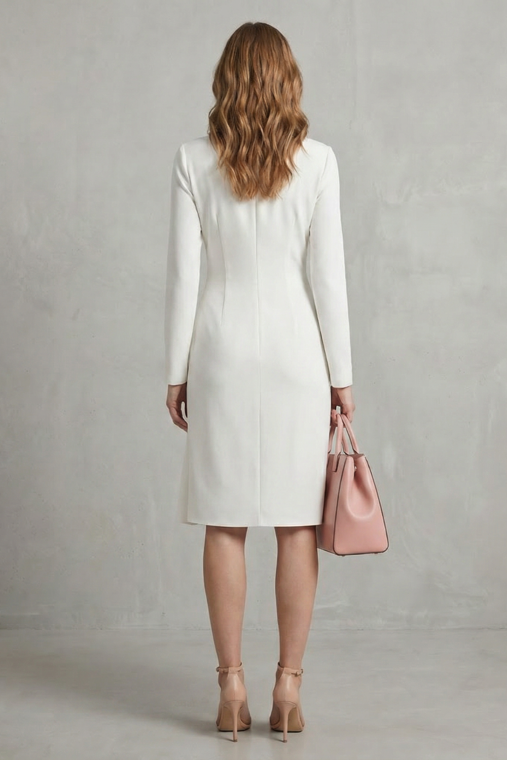 Valerisse – Elegância franzida na cintura – Vestido midi