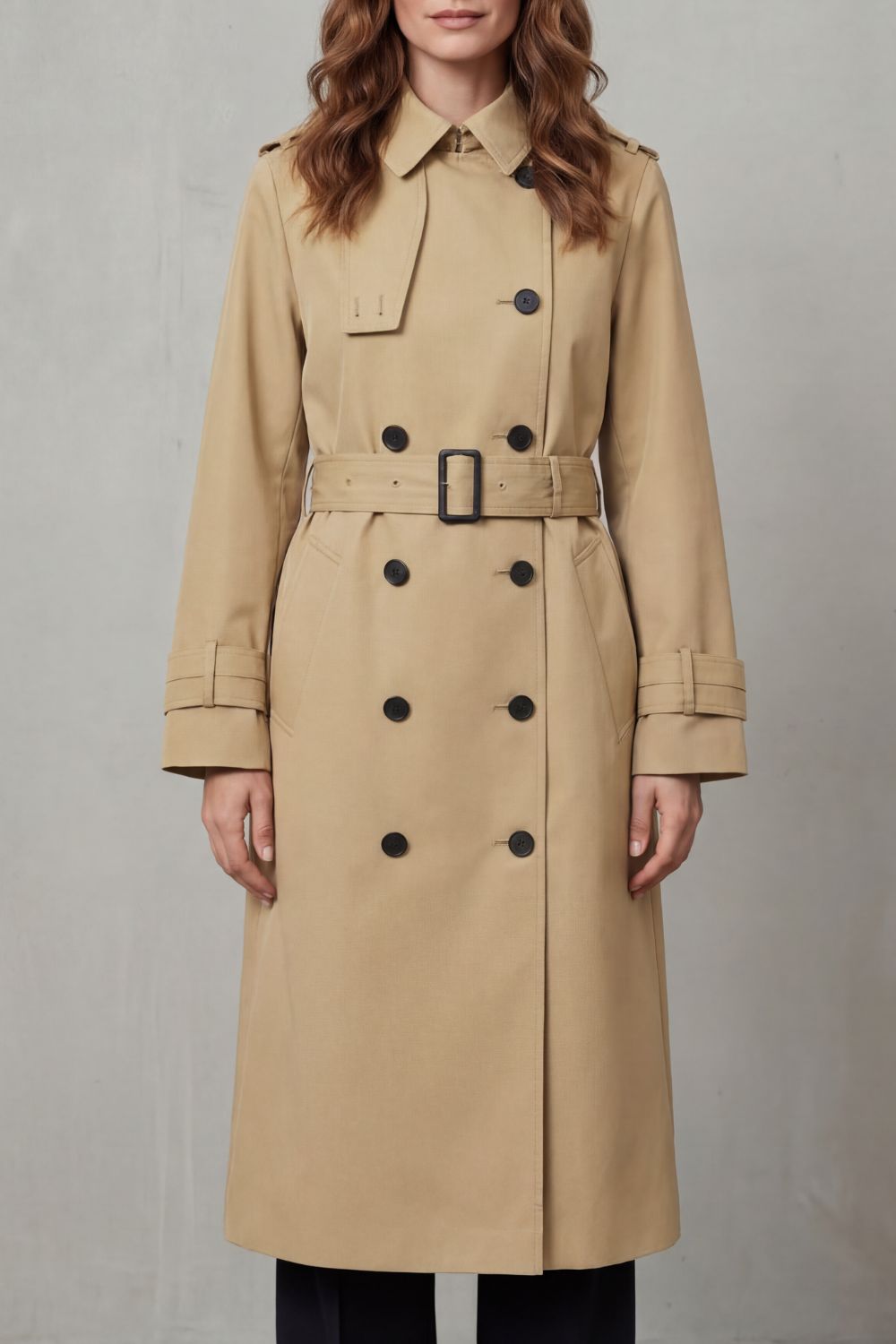 Sorellia – Corte clássico – Trench coat trespassado
