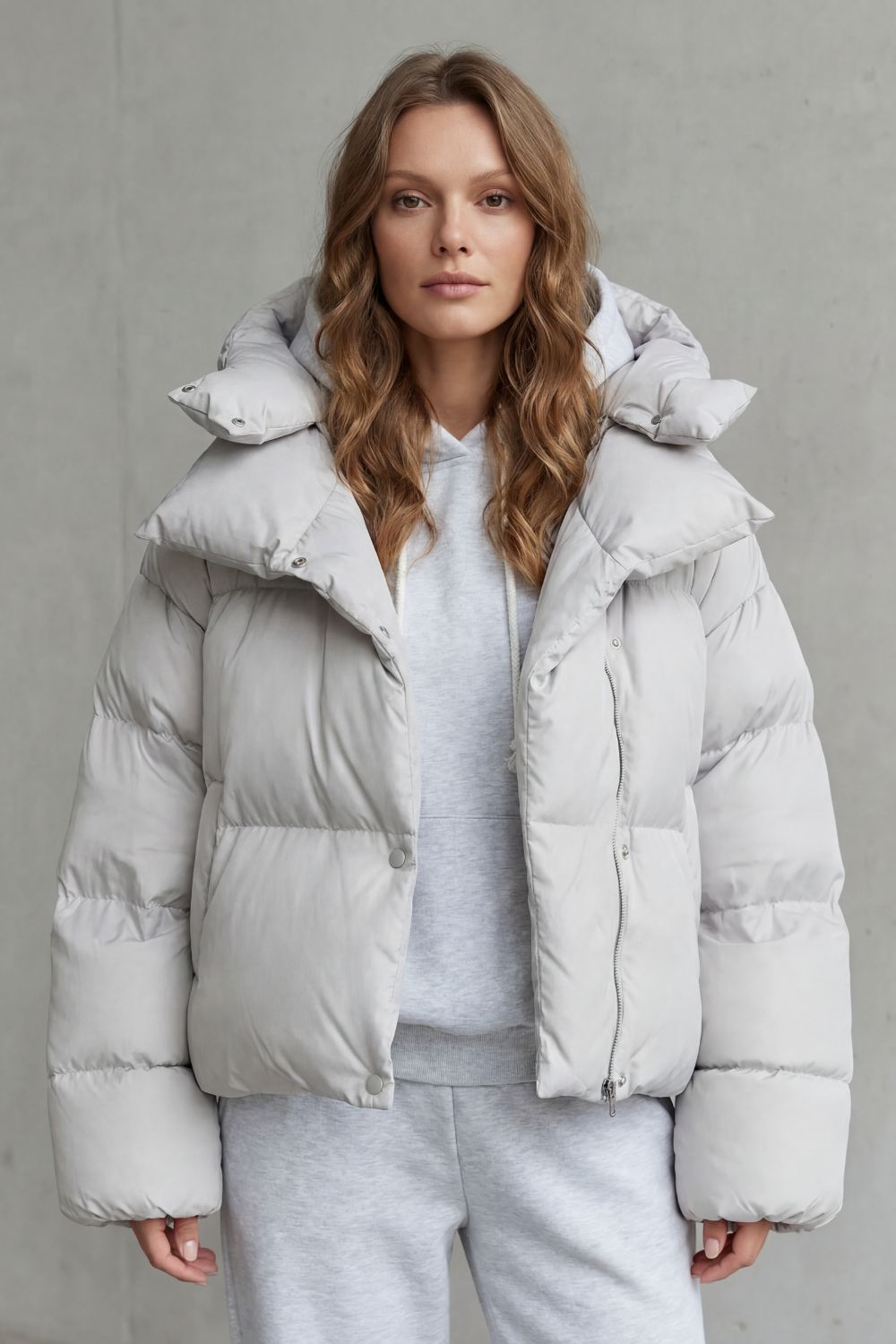 Elvéra – Cloud padded – Jaqueta puffer cropped