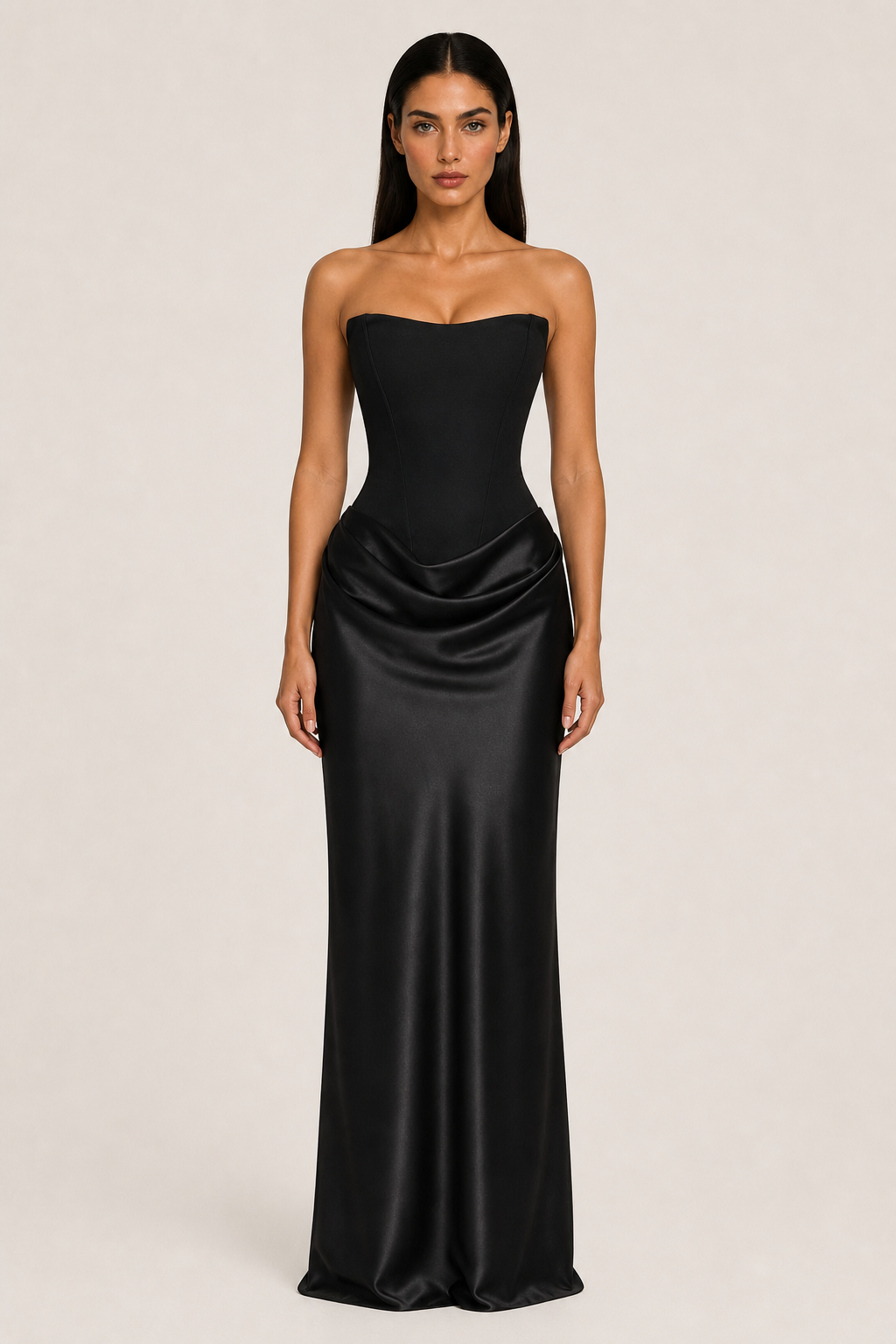 The Arabella Draped Maxi — studio_front — Helena [5dc4029e-377b-416e-977c-8db71d611214]