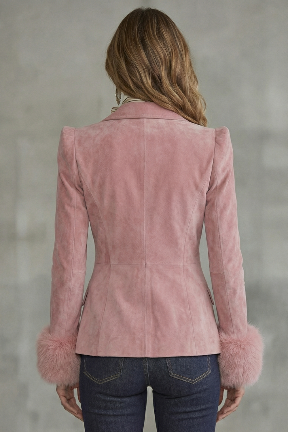Élouren – Elegância slim fit sob medida – Blazer de camurça