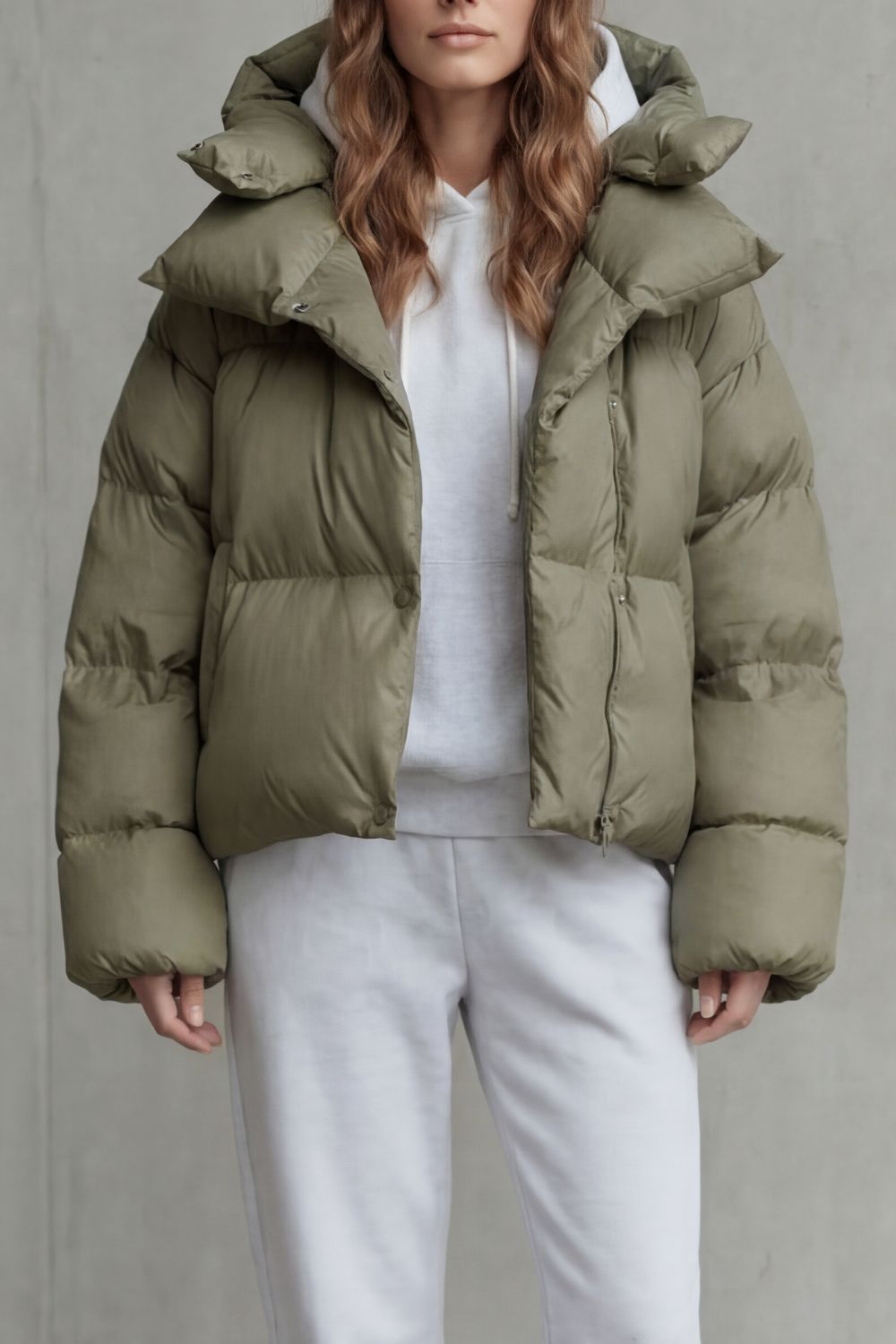 Elvéra – Cloud padded – Jaqueta puffer cropped