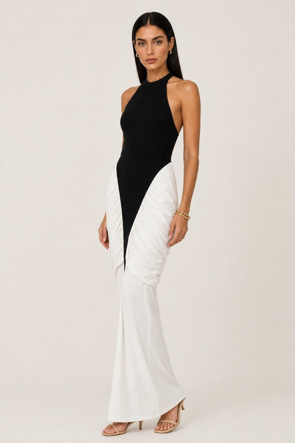 TALENZA SLEEVELESS MAXI DRESS — studio_three_quarter — Helena [1aa9fcf0-b25f-4122-8c48-0bd239981e4e]