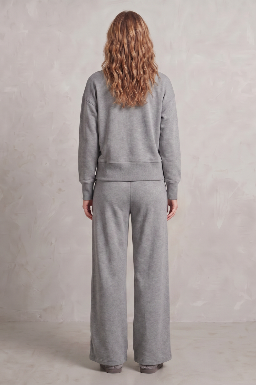 Allia – Modelagem ampla – Conjunto pantalona para descanso