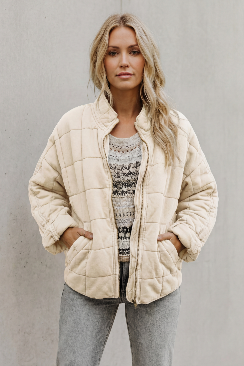 Ashwell – Conforto acolchoado – Jaqueta feminina para o dia a dia