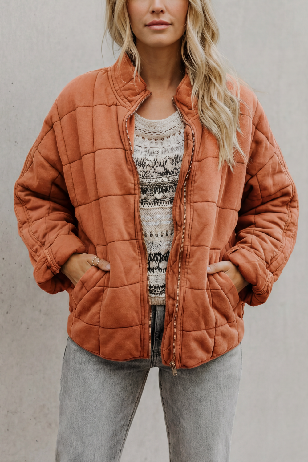 Ashwell – Conforto acolchoado – Jaqueta feminina para o dia a dia