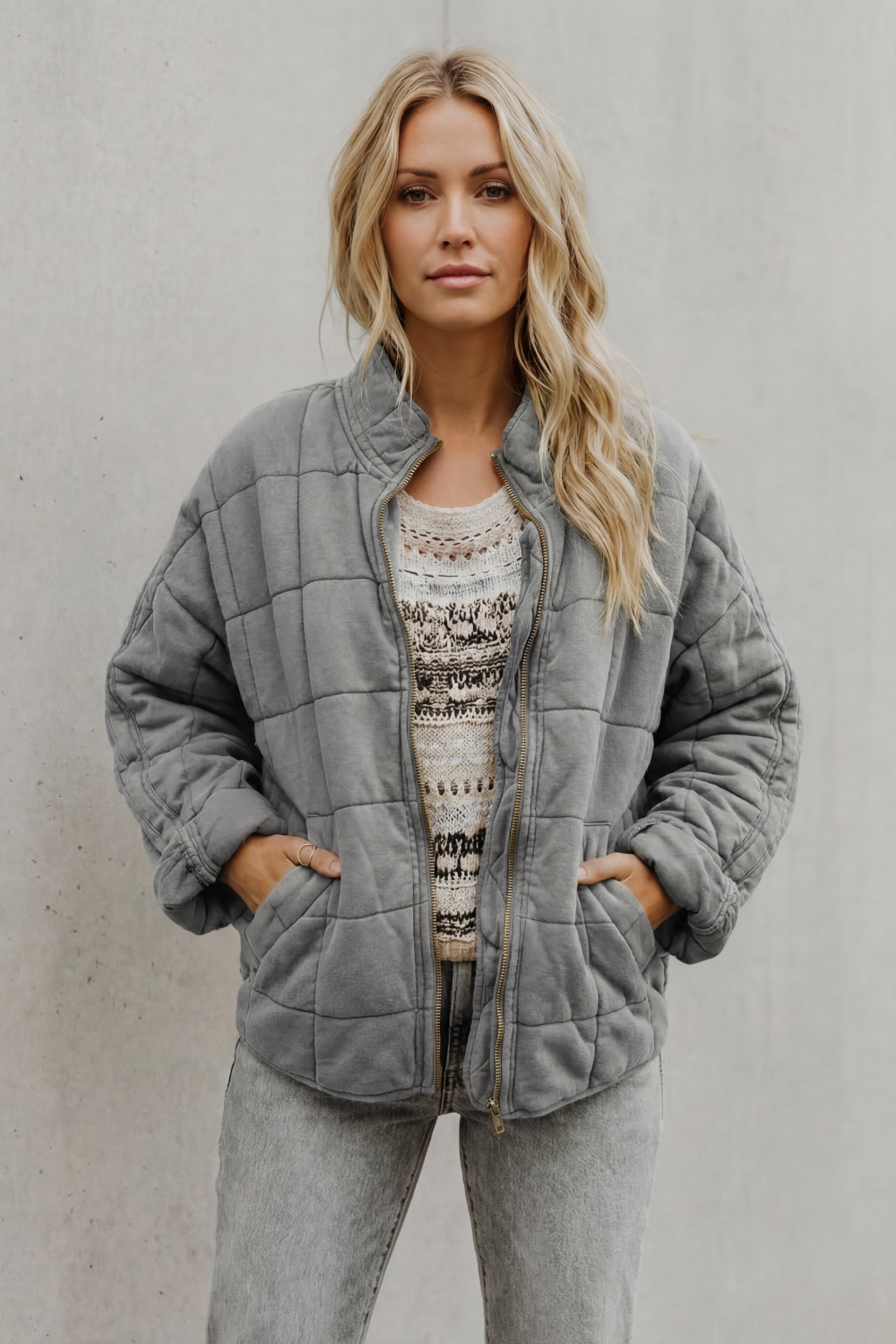Ashwell – Conforto acolchoado – Jaqueta feminina para o dia a dia
