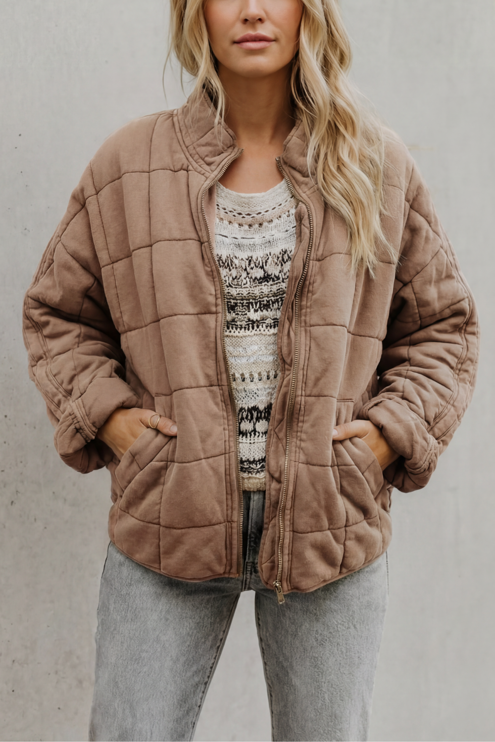 Ashwell – Conforto acolchoado – Jaqueta feminina para o dia a dia