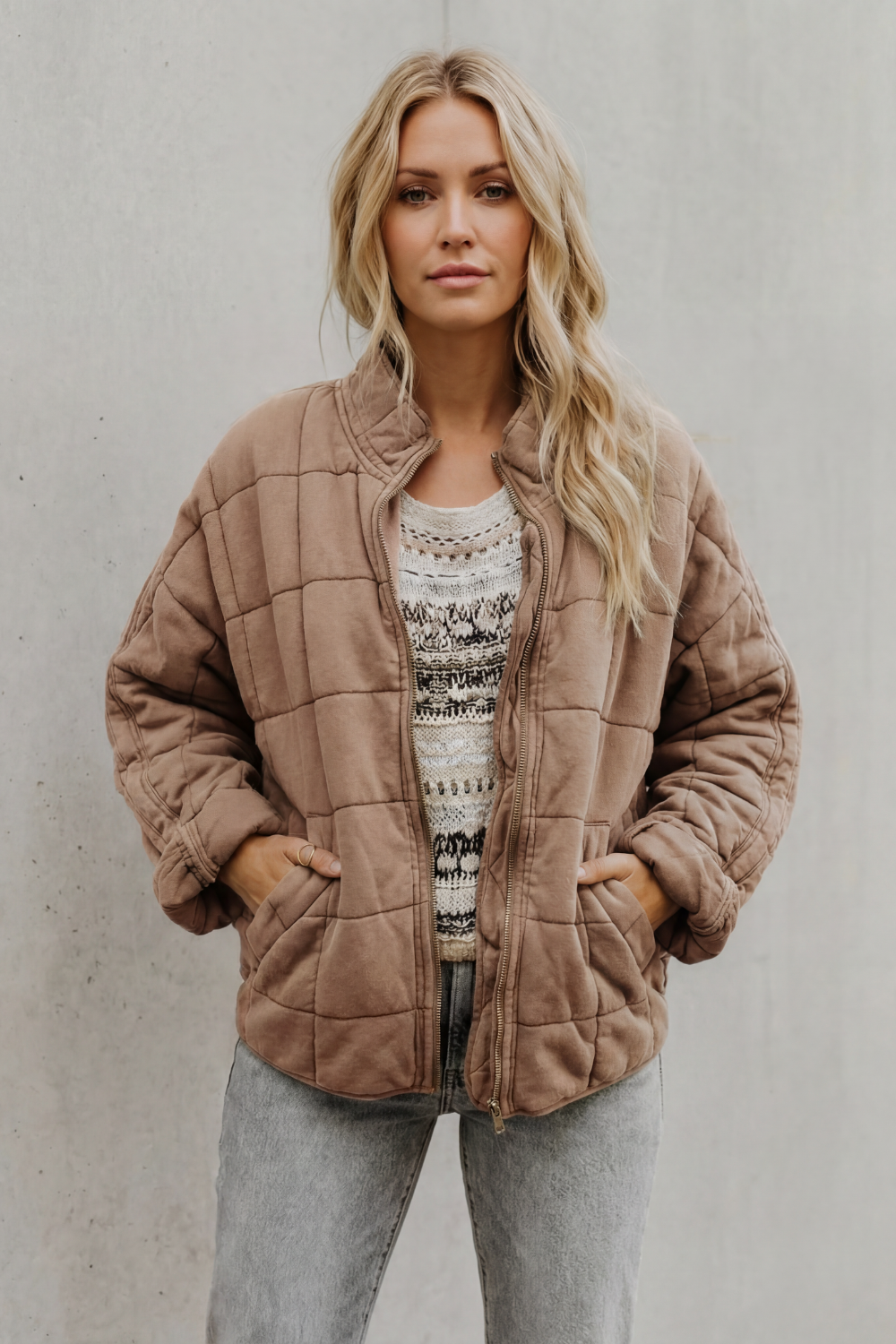 Ashwell – Conforto acolchoado – Jaqueta feminina para o dia a dia