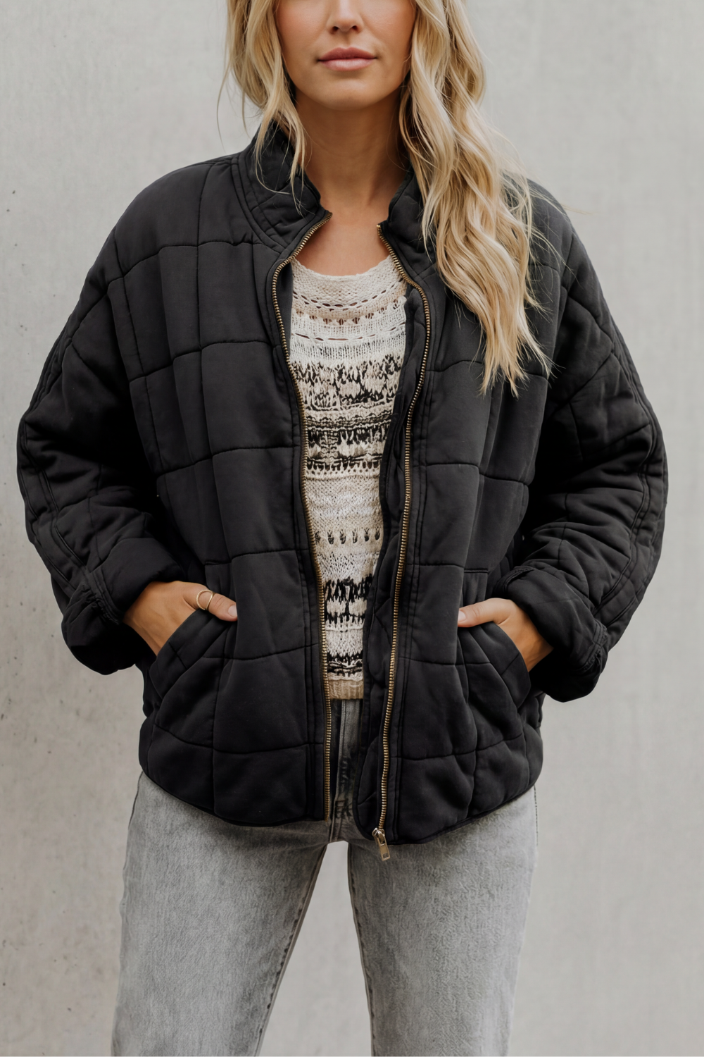 Ashwell – Conforto acolchoado – Jaqueta feminina para o dia a dia