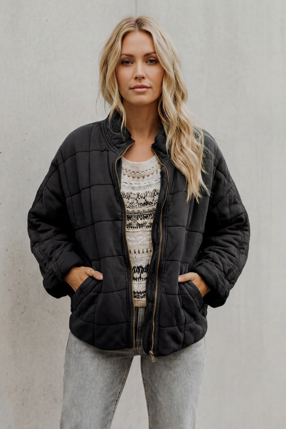 Ashwell – Conforto acolchoado – Jaqueta feminina para o dia a dia