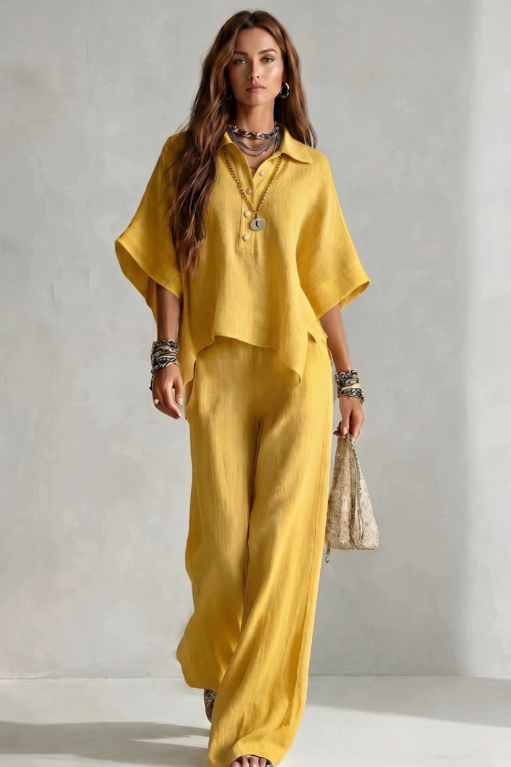 Avelisse – Elegância resort despojada – Conjunto de calça