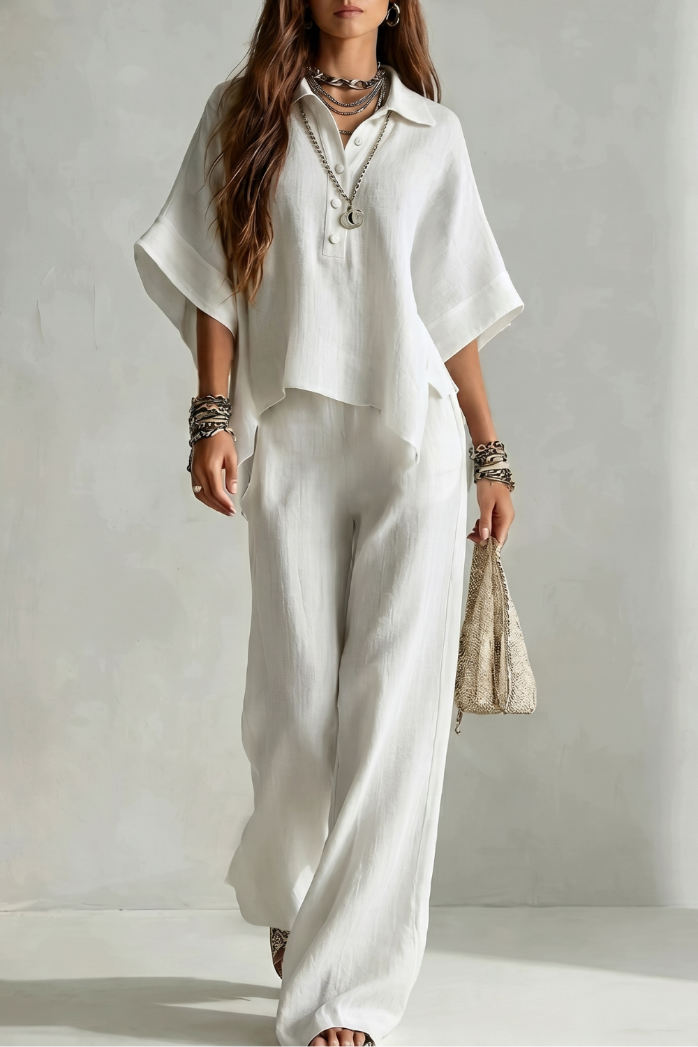Avelisse – Elegância resort despojada – Conjunto de calça