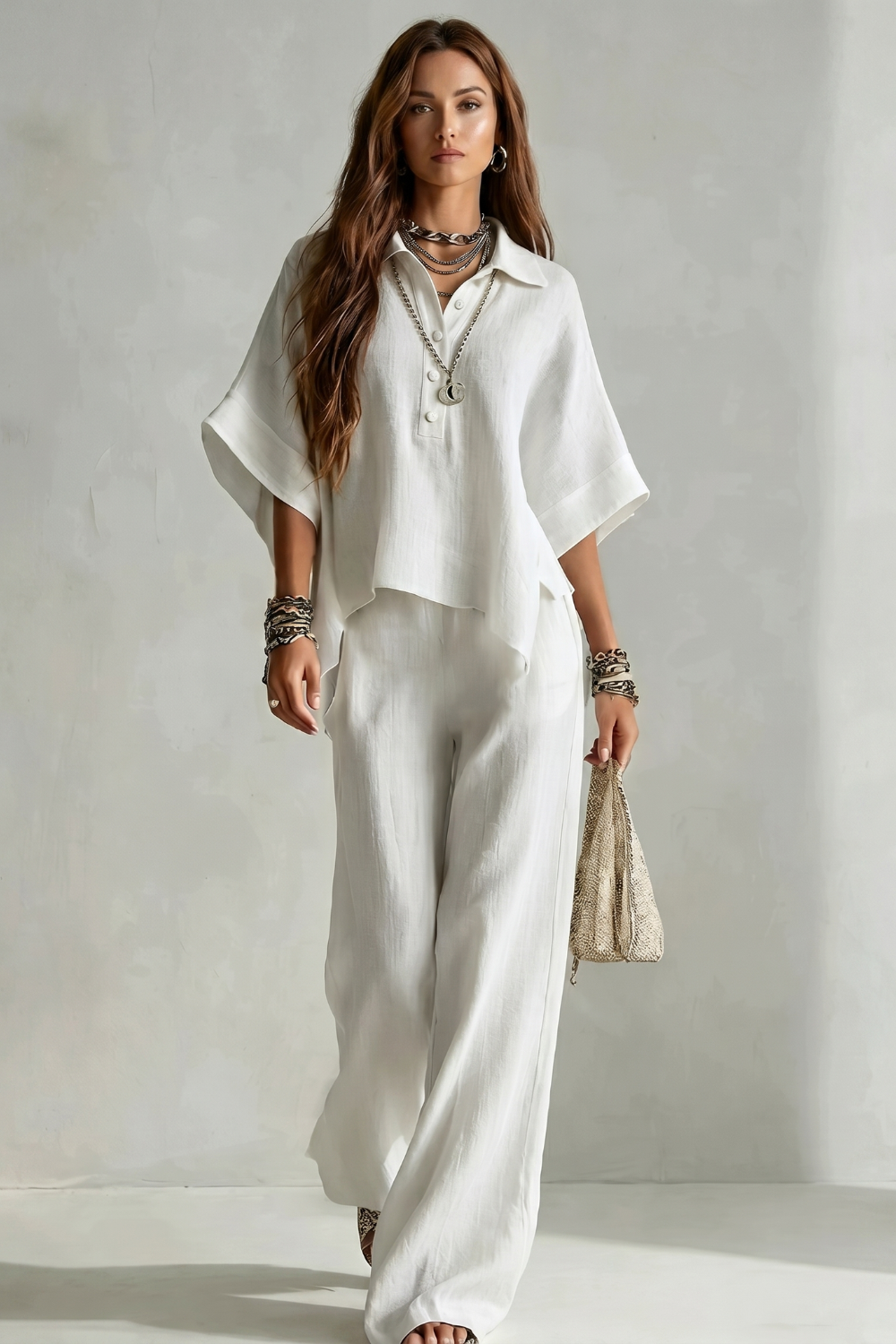 Avelisse – Elegância resort despojada – Conjunto de calça