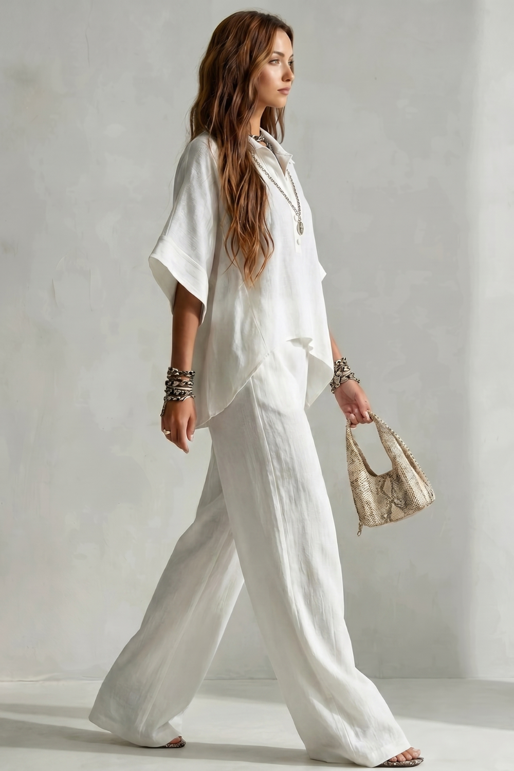 Avelisse – Elegância resort despojada – Conjunto de calça