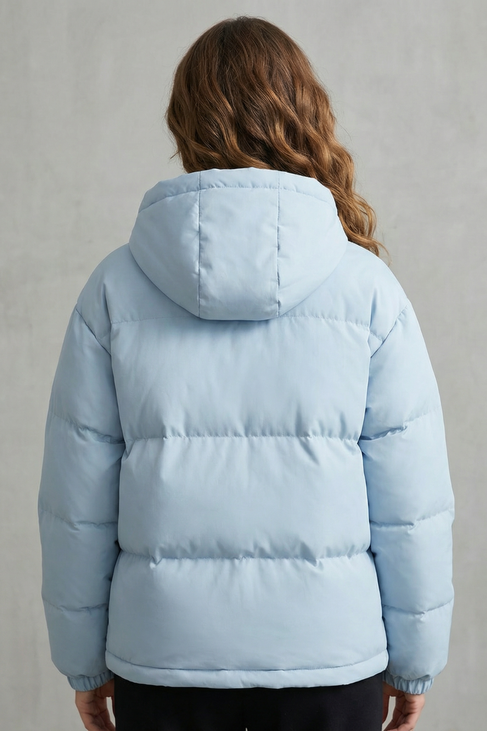 Caeloria – Calor acolchoado – Jaqueta puffer com capuz
