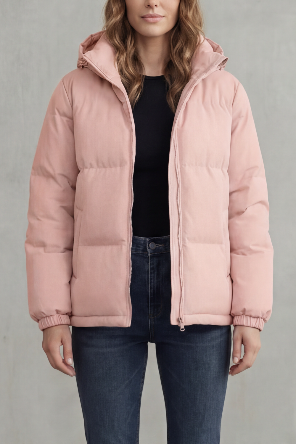 Caeloria – Calor acolchoado – Jaqueta puffer com capuz