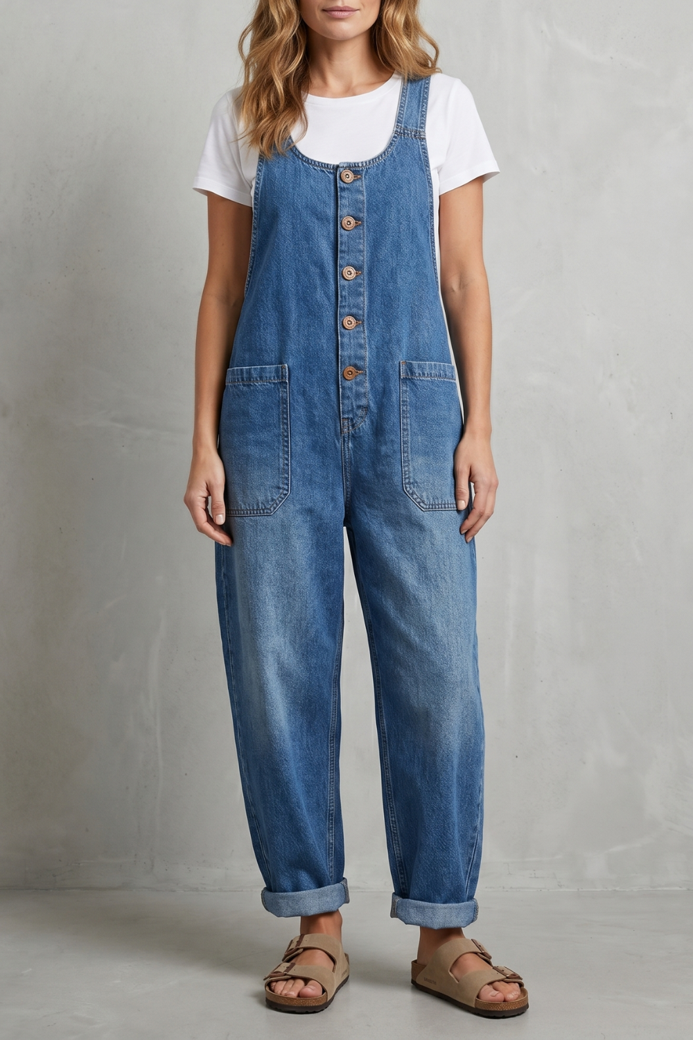 Denovia – Charme jeans vintage – Macacão
