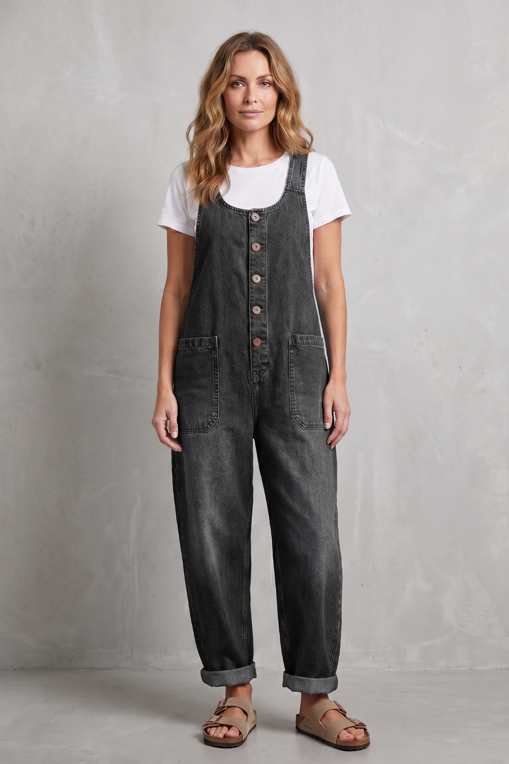 Denovia – Charme jeans vintage – Macacão