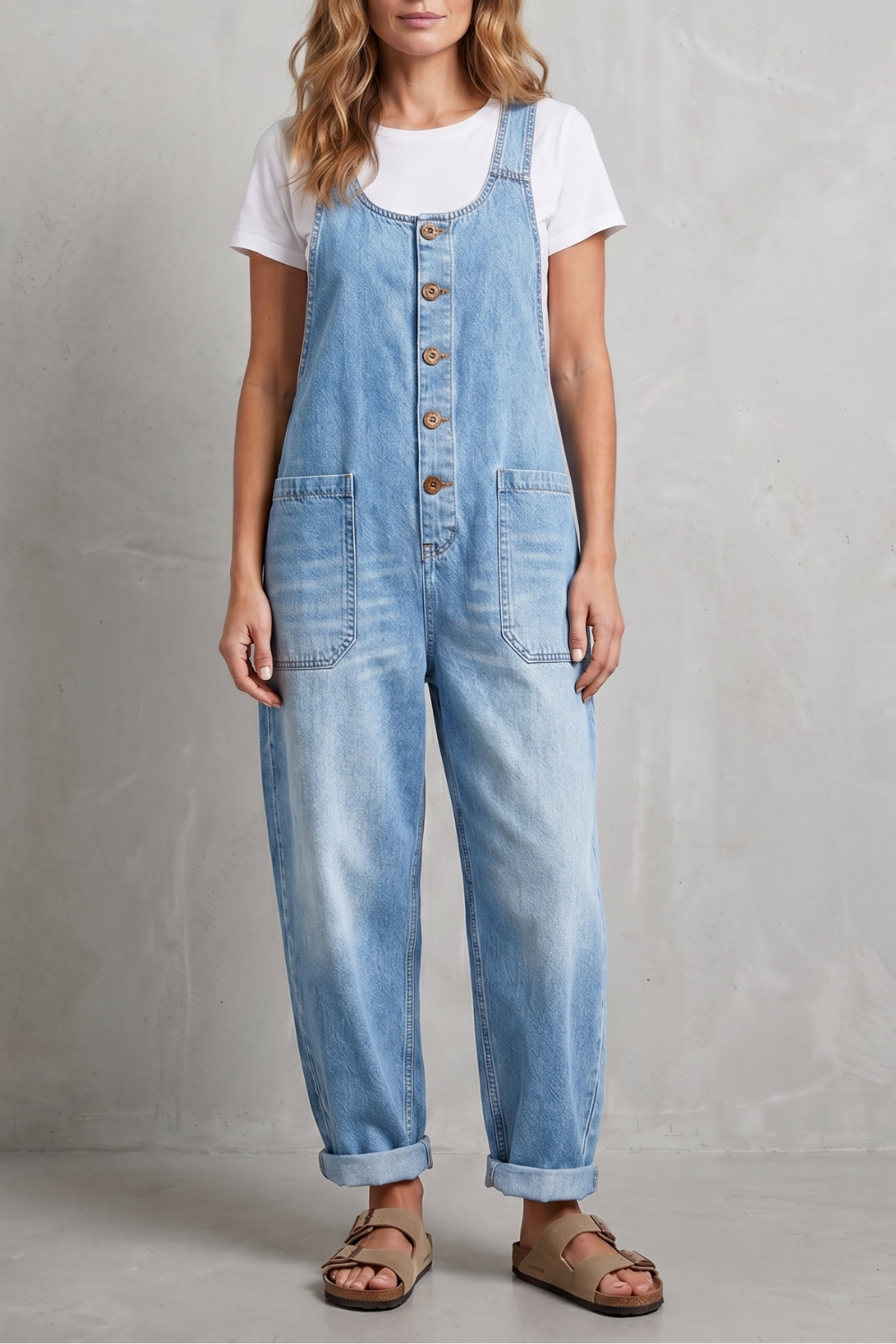 Denovia – Charme jeans vintage – Macacão