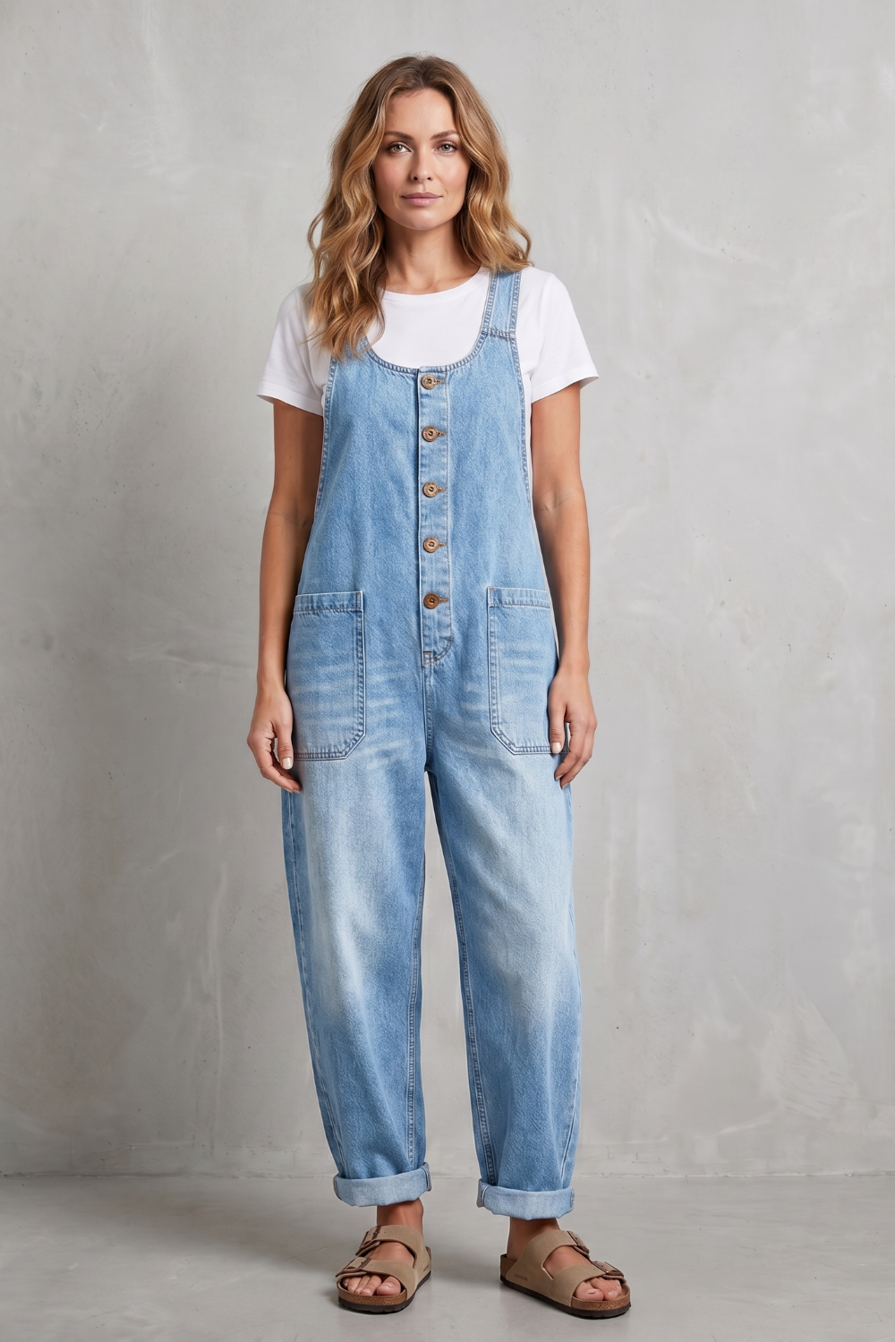 Denovia – Charme jeans vintage – Macacão