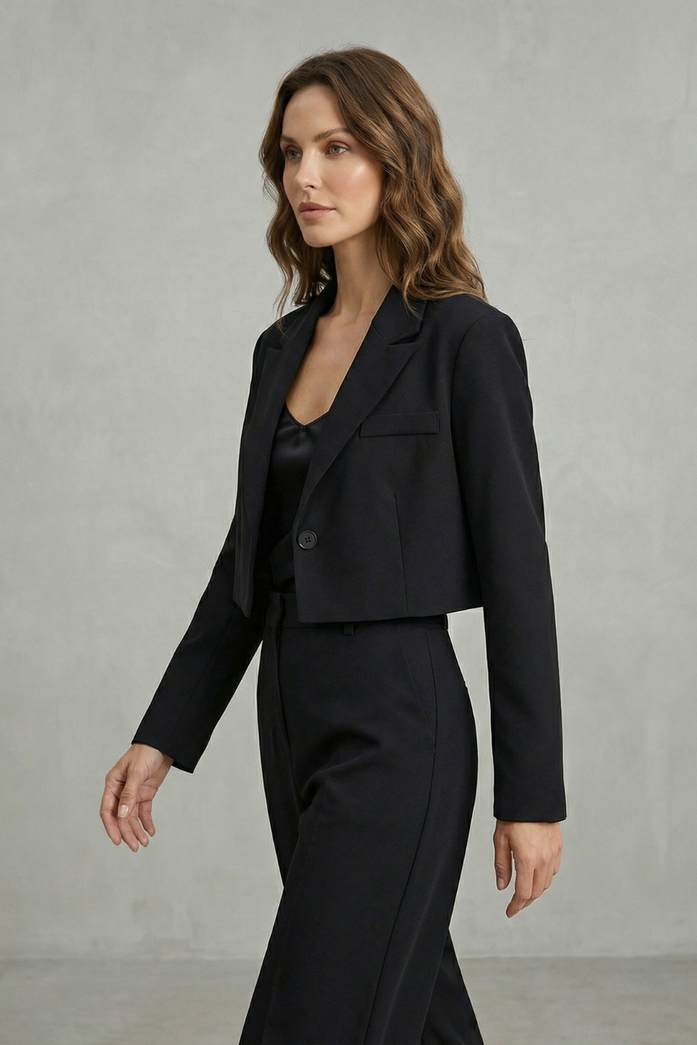 Domina – Silhueta cropped chique – Blazer